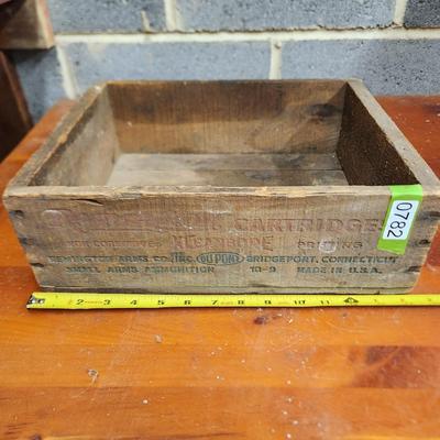 Remington 22 Short Wooden Ammo box Gallery Special Spatter-less