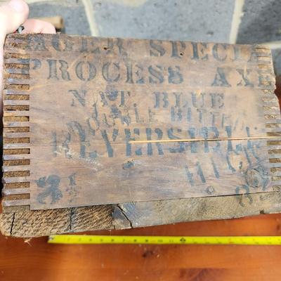 Sager Special Chemical Process Axes Wooden Crate Wilson Cumberland MD