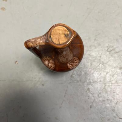 Miniature whiskey jug with cork