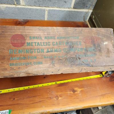 Remington 30-40 KRAG 220 gr Soft Point Wooden Ammo box