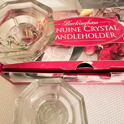 Vintage Crystal Lot - Some NIB, Bohemia, Buckingham, Leaded