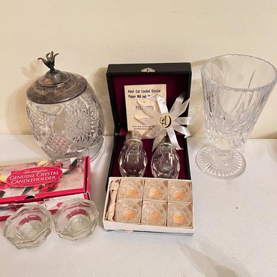 Vintage Crystal Lot - Some NIB, Bohemia, Buckingham, Leaded