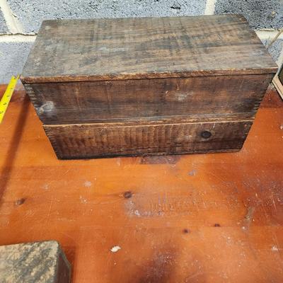 4 Vintage Wooden boxes National Carpet Tacks Remington Air Rifle shot