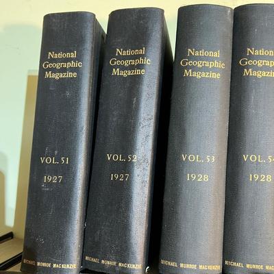 Antique National Geographic Book Set 1925-1937, Vol. 47-72