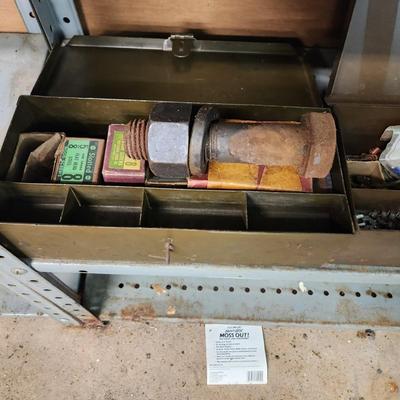 Large Hardware Tool Lot Shelves and Contents on the Shelves