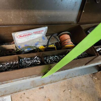 Large Hardware Tool Lot Shelves and Contents on the Shelves