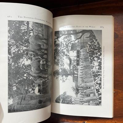 14 Antique National Geographic Magazines c. 1906-1907