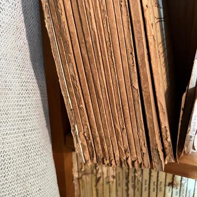 14 Antique National Geographic Magazines c. 1908-1909