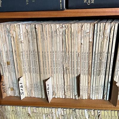45 Antique National Geographic Magazines c. 1914-1918