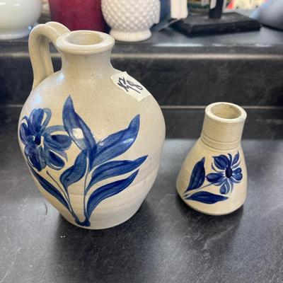 Set pottery jugs stamped