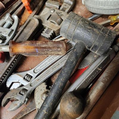 Large Hardware Tools Lot Shelving and Contents