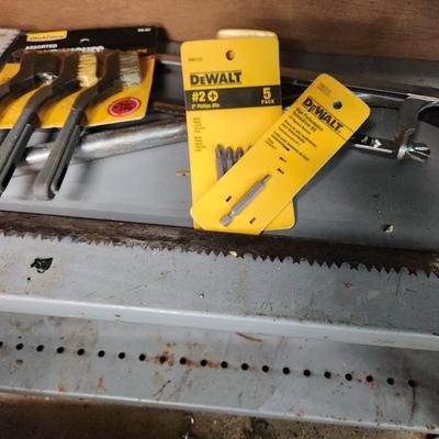 Large Hardware Tools Lot Shelving and Contents