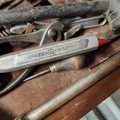 Large Hardware Tools Lot Shelving and Contents