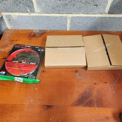 3 Sears Craftsman New, Molding Set, 6" Dado Set, 7" Adjustable Dado