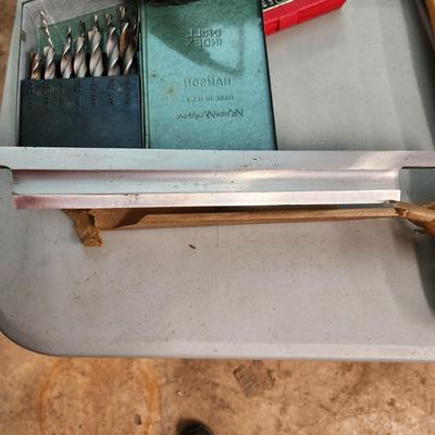 Large Tool lot Vise Grips Hammers, Sander, Hanson Drill Bits, Belknap , Stanley Plane