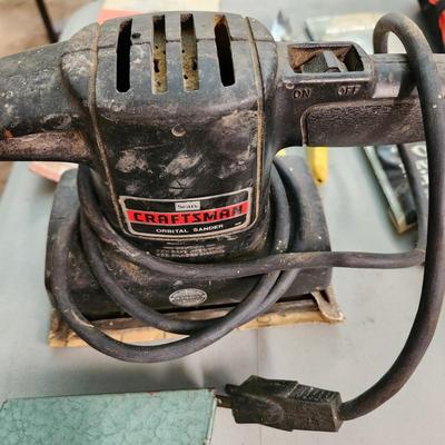 Large Tool lot Vise Grips Hammers, Sander, Hanson Drill Bits, Belknap , Stanley Plane