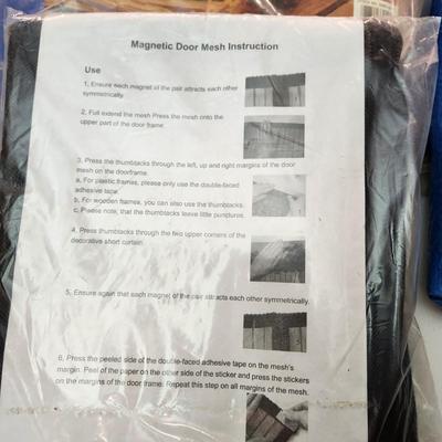 Lot of Tarps , Screen, New Pocket Hose
