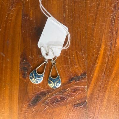 Sterling silver turquoise earrings