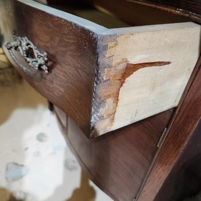 Antique Dry Sink with Mirror Frame 35x18x31