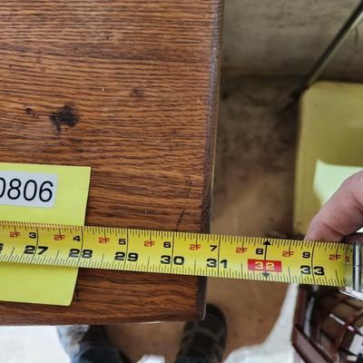 Antique Oak Chest Dry Sink 31x18x31