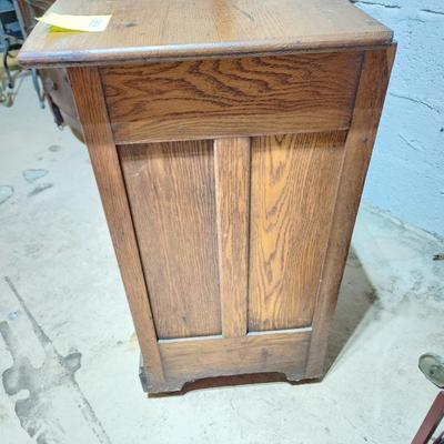 Antique Oak Chest Dry Sink 31x18x31