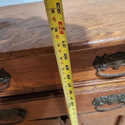 Antique Oak Chest Dry Sink 31x18x31