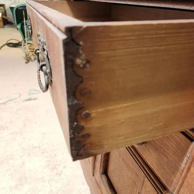 Antique Oak Chest Dry Sink 31x18x31