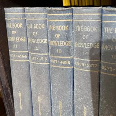 Lot of 26 Vintage Book of Knowledge & Supplements c. 1934