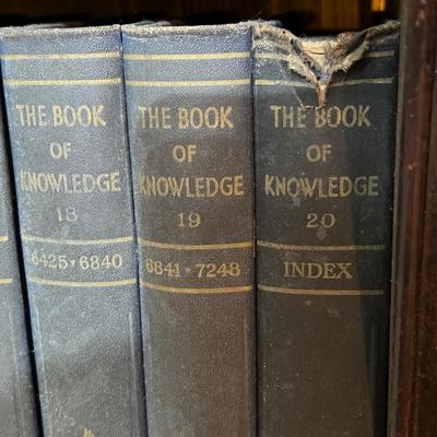 Lot of 26 Vintage Book of Knowledge & Supplements c. 1934