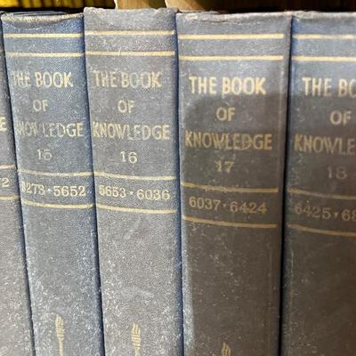 Lot of 26 Vintage Book of Knowledge & Supplements c. 1934
