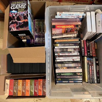Mixed DVD VHS Lot