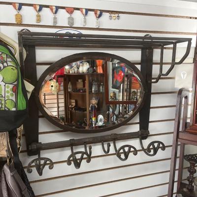 Cast iron mirror