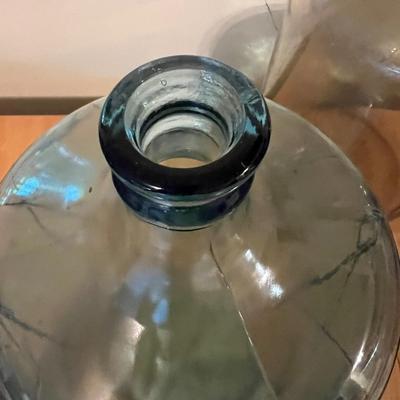 2 18" Tall Vintage Glass Bottles Carboy Wine Making