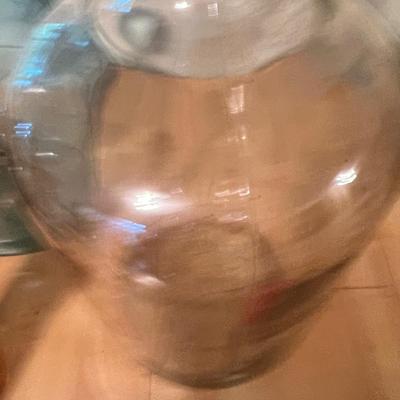 2 18" Tall Vintage Glass Bottles Carboy Wine Making