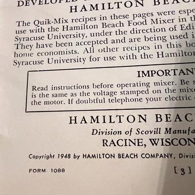 Antique Vintage Cookbooks c. 1920's-1950's