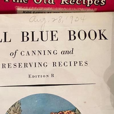 Antique Vintage Cookbooks c. 1920's-1950's