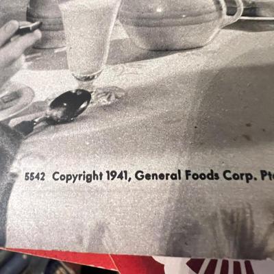 Antique Vintage Cookbooks c. 1920's-1950's