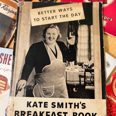 Antique Vintage Cookbooks c. 1920's-1950's