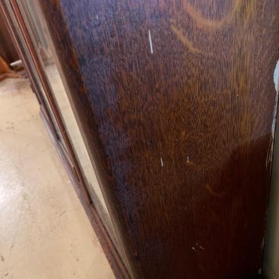 Antique Triple Section Bookcase (Books Not Included)