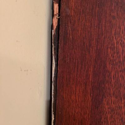 Antique Triple Section Bookcase (Books Not Included)