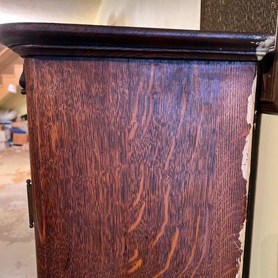 Antique Triple Section Bookcase (Books Not Included)