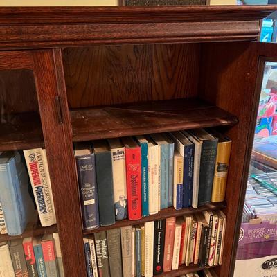Antique Triple Section Bookcase (Books Not Included)