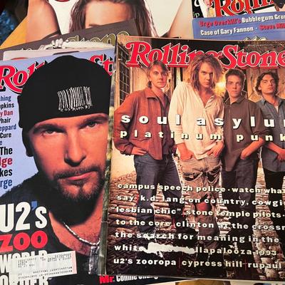 Vintage Rolling Stones Magazine Lot c. 1993-1994