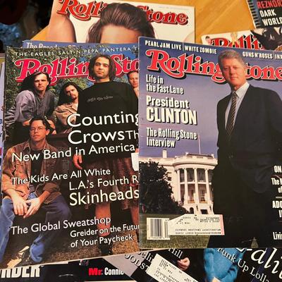 Vintage Rolling Stones Magazine Lot c. 1993-1994