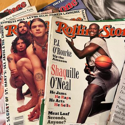 Vintage Rolling Stones Magazine Lot c. 1993-1994