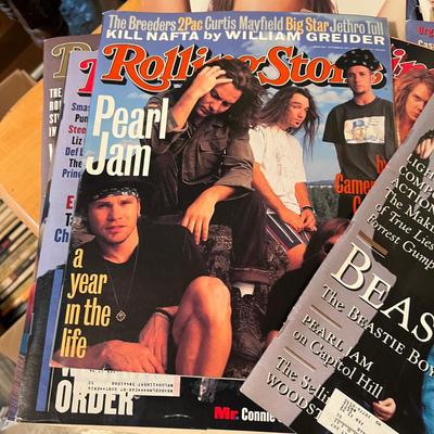 Vintage Rolling Stones Magazine Lot c. 1993-1994