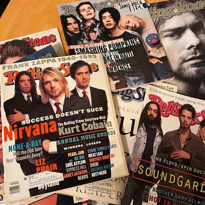 Vintage Rolling Stones Magazine Lot c. 1993-1994