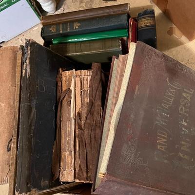 11 Antique Books c. 1800's