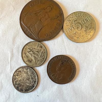 Vintage Currency Lot - Silver Proof Sets US, Foreign, Tokens