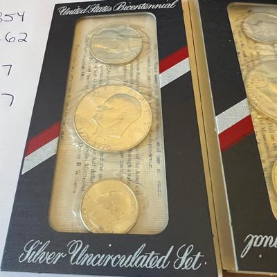 Vintage Currency Lot - Silver Proof Sets US, Foreign, Tokens